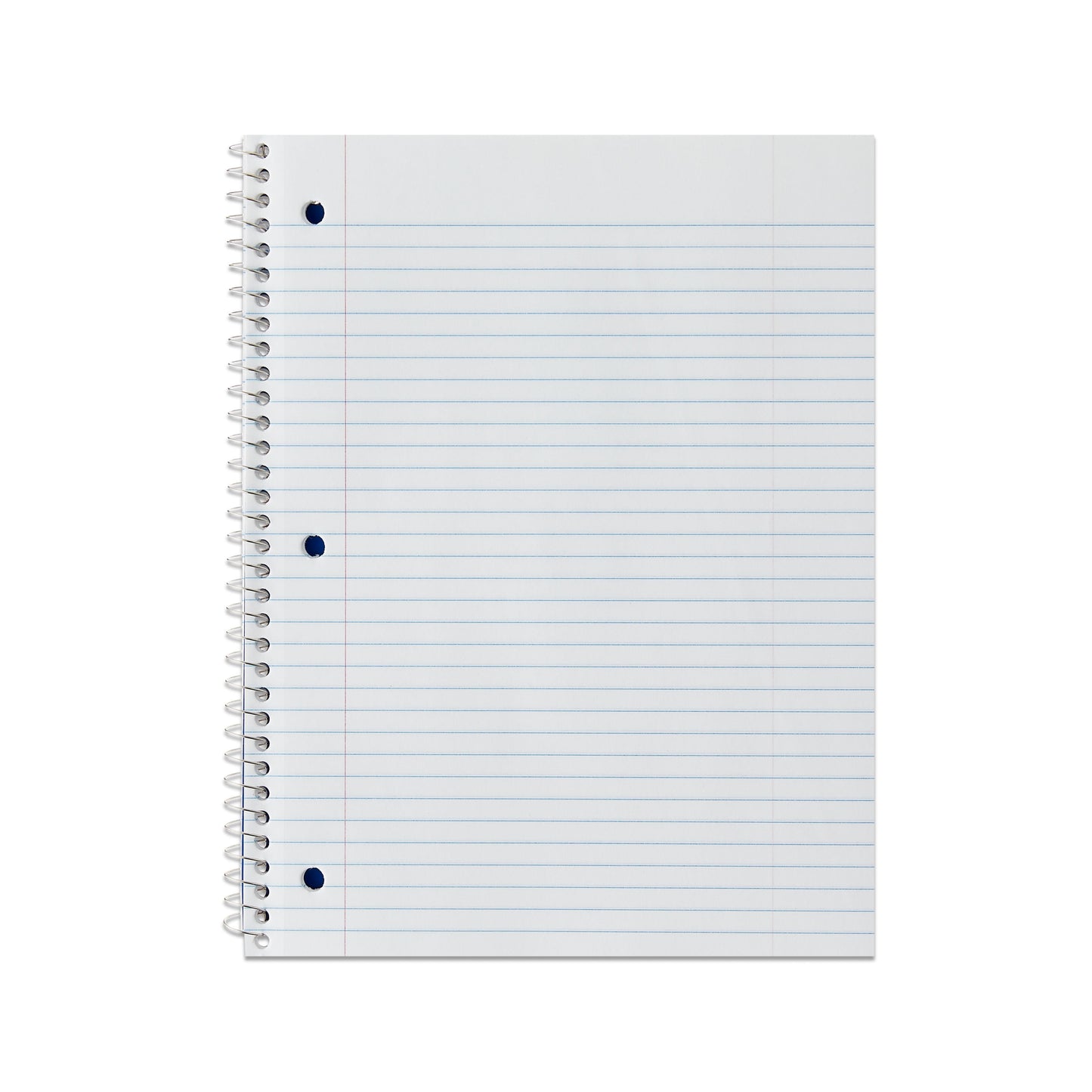 Pen+Gear College Ruled 1-Subject Notebook, 8" x 10.5", Blue, 70 Sheets