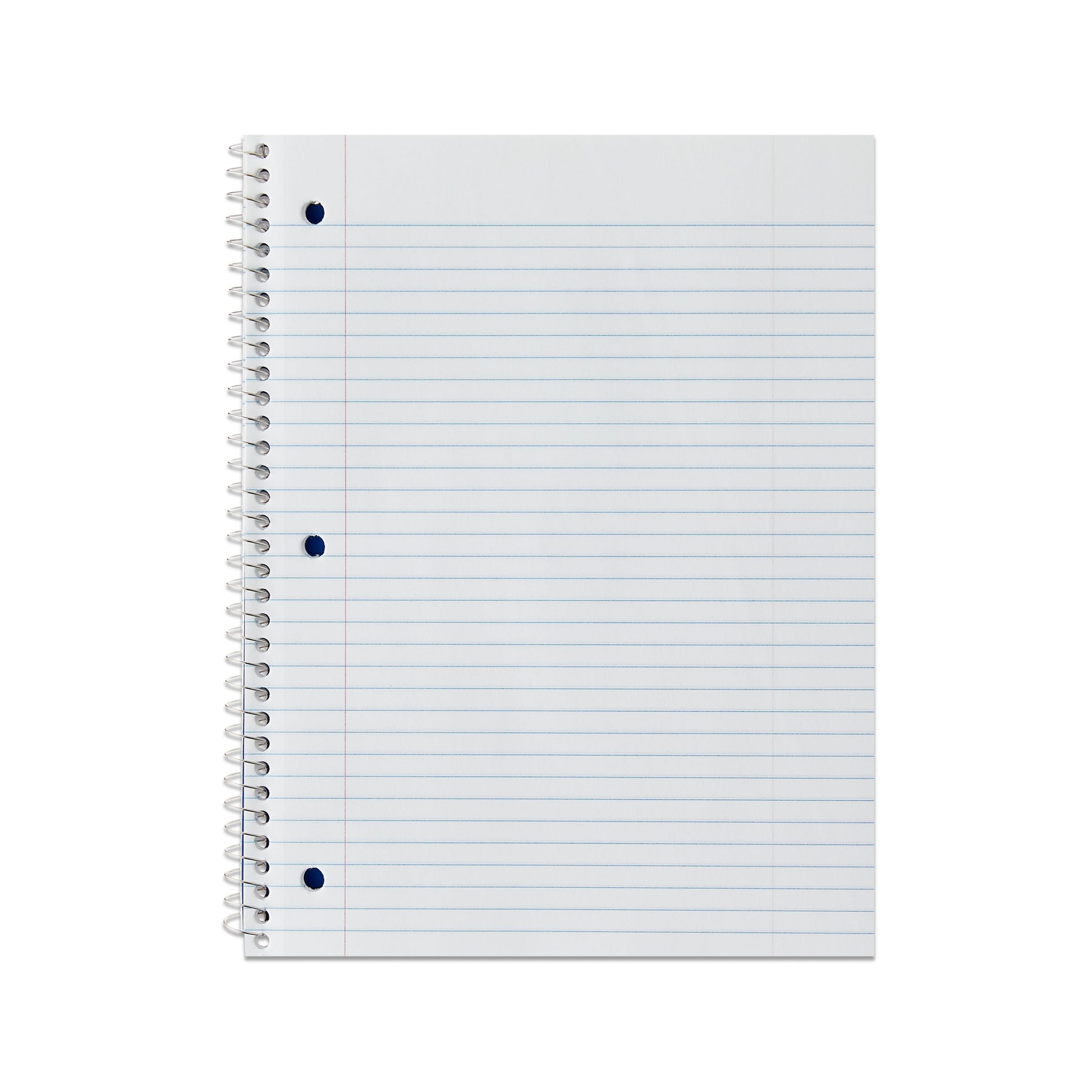 Pen+Gear College Ruled 1-Subject Notebook, 8" x 10.5", Blue, 70 Sheets
