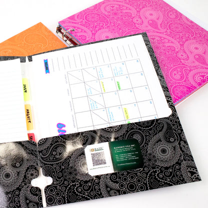 Paisley 2-Pocket Portfolios