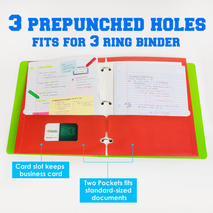 Metallic Color 2-Pocket Portfolios