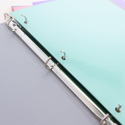 Glossy Laminated Pastel Color 2-Pockets Portfolios