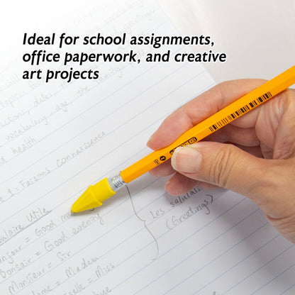 Neon Pencil-Top Eraser Caps, Latex-Free, PVC-Free