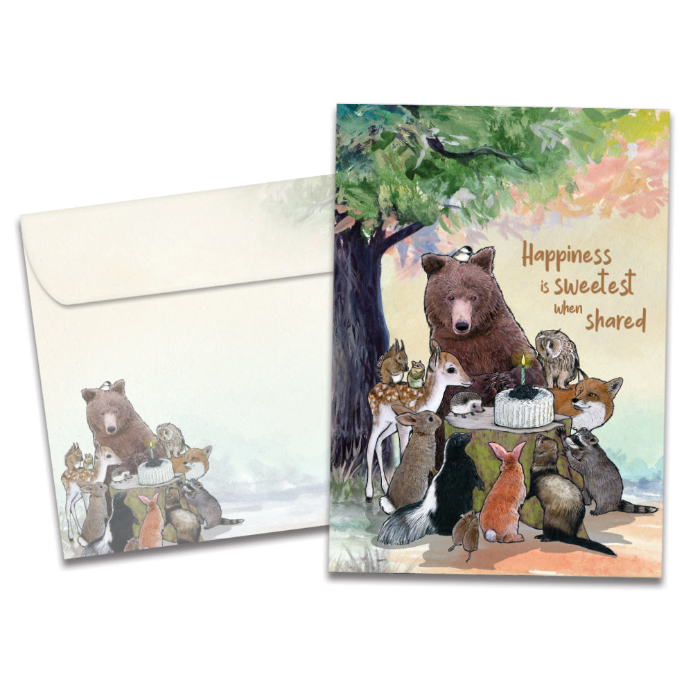Sweetest When Shared Birthday Greeting Card [22097]