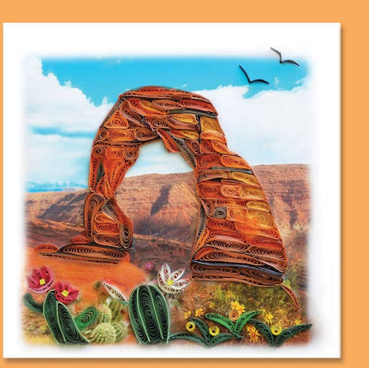 Arch handmade quilling card, everyday card TH-68