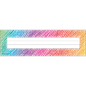 Colorful Scribble Flat Name Plates