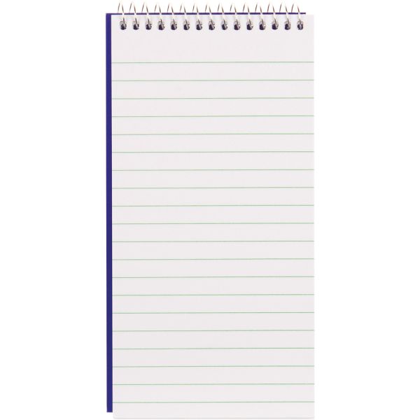 Blueline Reporters Note Pad, Blue Cover, Medium/College Rule, (80) White 4 x 8 Sheets