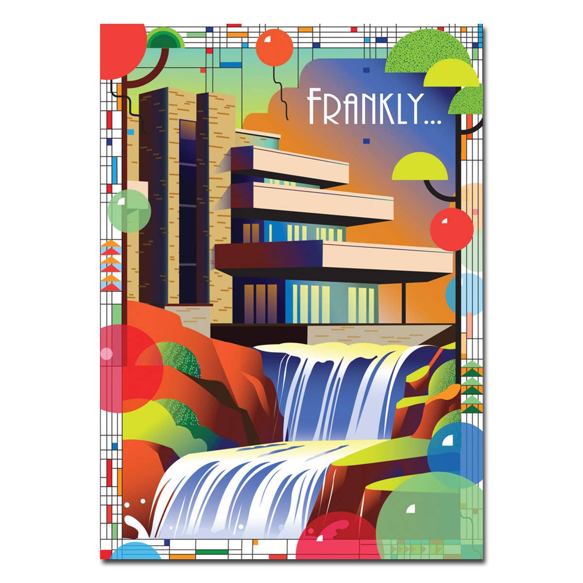 Frankly Just Wright Birthday Card