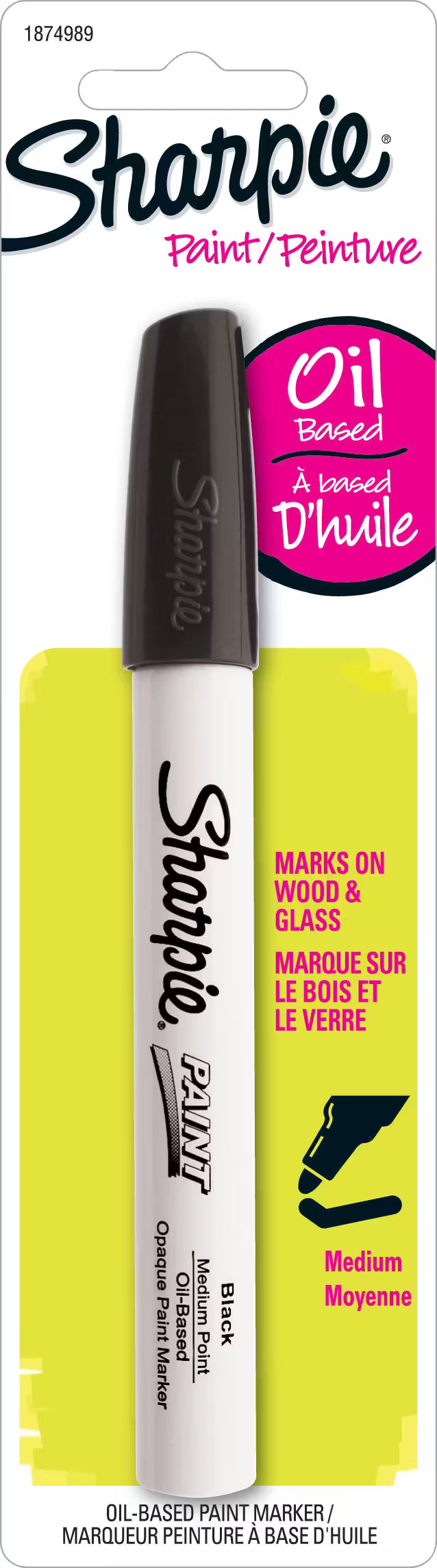 Sharpie Oil Based Paint Medium Marker Point - Black Oil Based Ink [1874989]