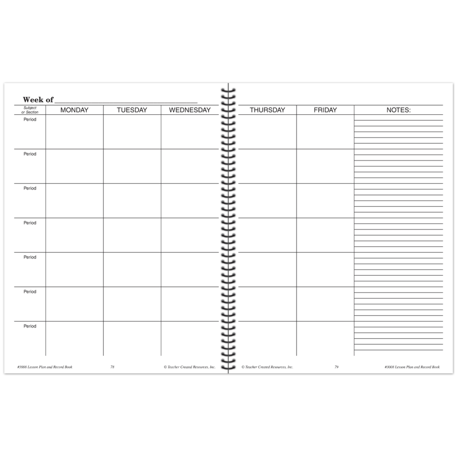 Lesson Plan and Record Book