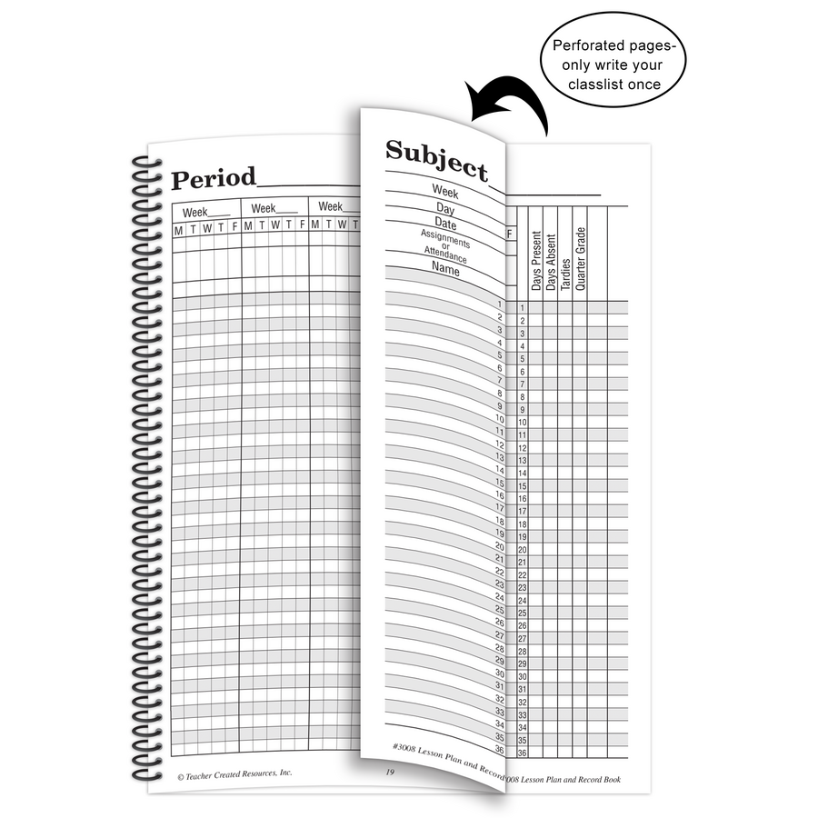 Lesson Plan and Record Book