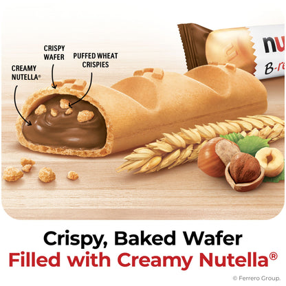 Nutella B-ready Wafer Bars, Hazelnut Spread with Cocoa, Individually Wrapped Snack Bars, 36 ct.