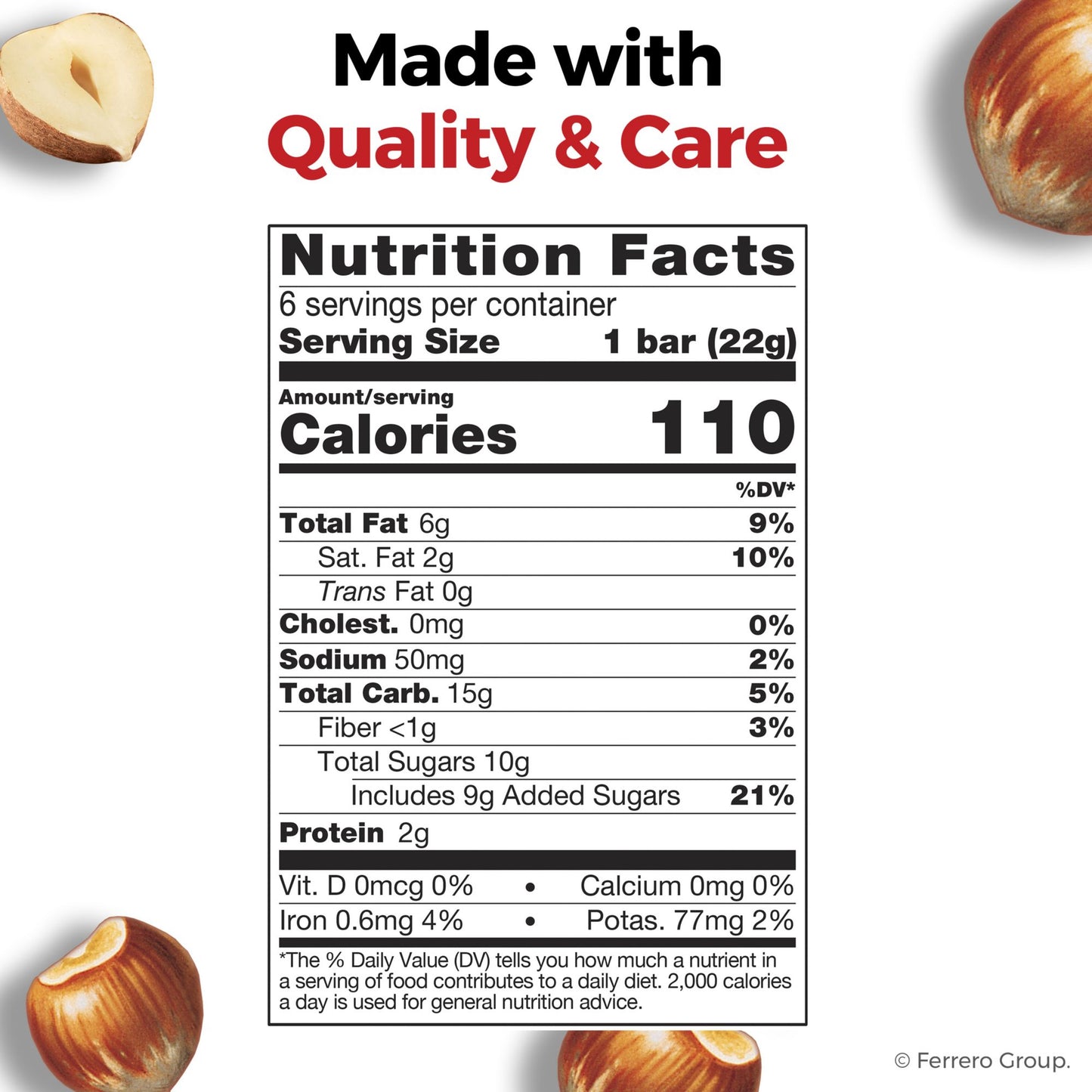 Nutella B-ready Wafer Bars, Hazelnut Spread with Cocoa, Individually Wrapped Snack Bars, 36 ct.