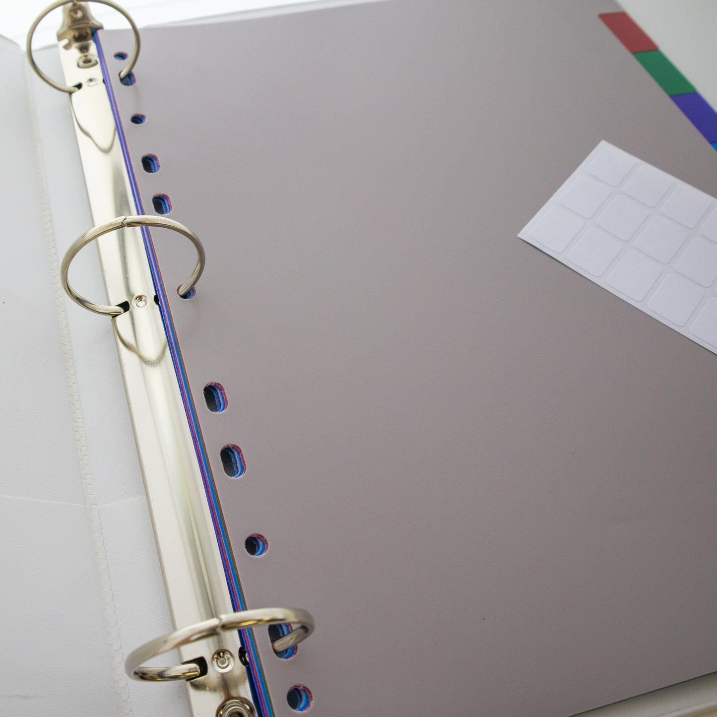 10-Tab Color Index Dividers for 3-Ring Binders