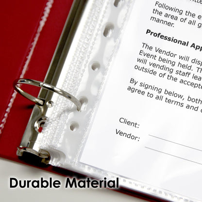 Sheet Protectors, 8.5" x 11", 10 Sheets