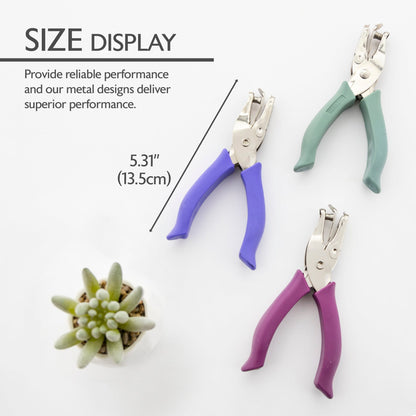 Single Hole Paper Punch, 5-Sheet, Cushion Grip