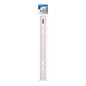12 in Clear Plastic Ruler, Inch & Metric (30 cm)