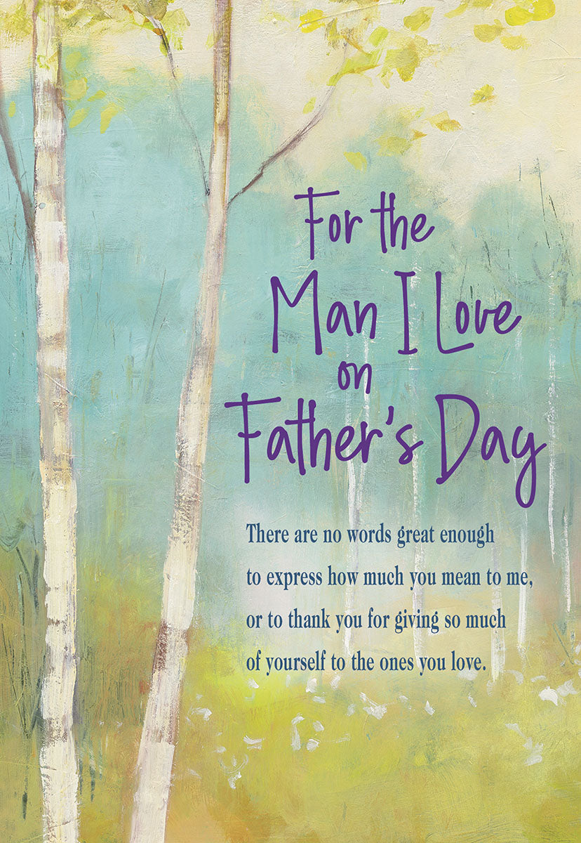 Woodland Silhouette | Heartfelt Father's Day Greeting Card