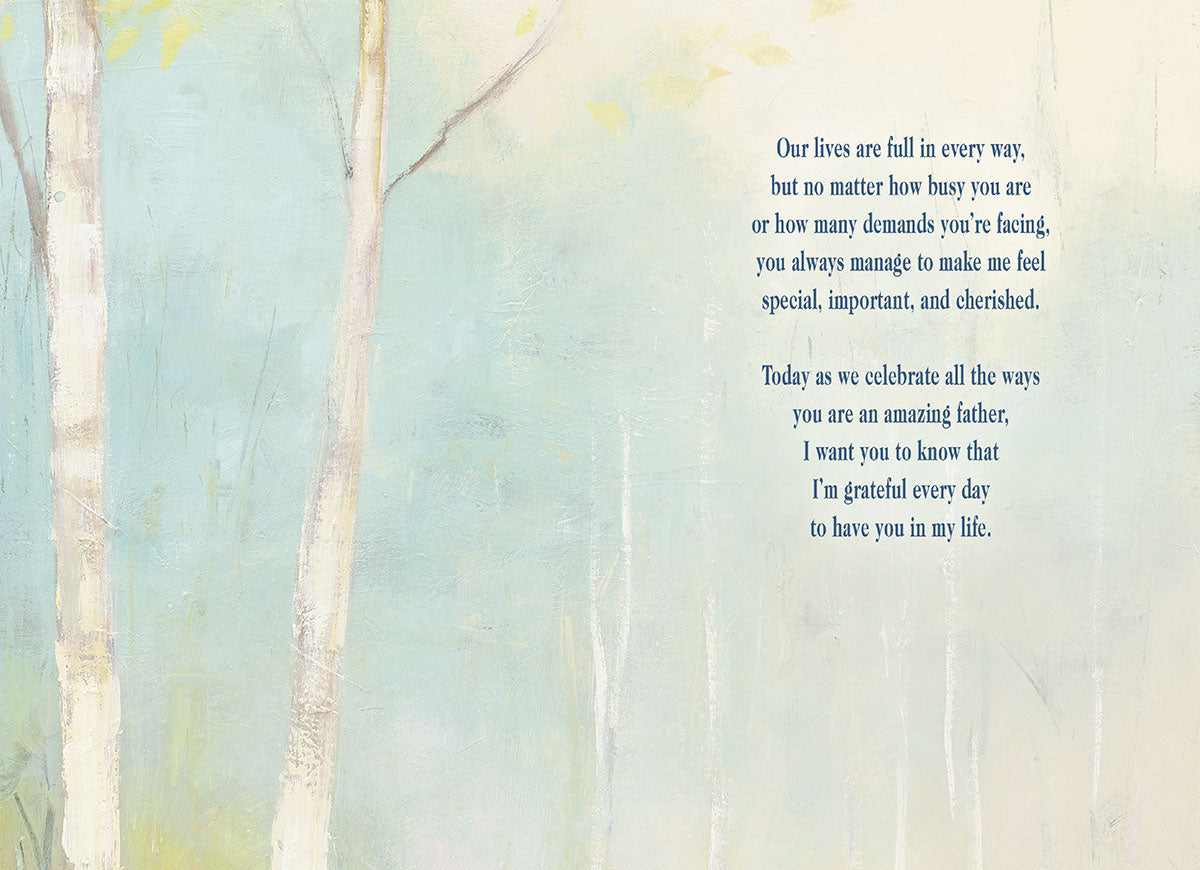 Woodland Silhouette | Heartfelt Father's Day Greeting Card