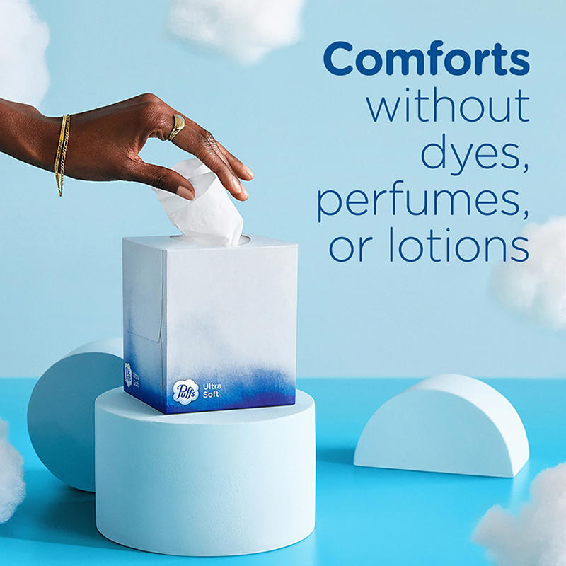 Puffs Ultra Soft Facial Tissues, 12 pk./56 tissues per box
