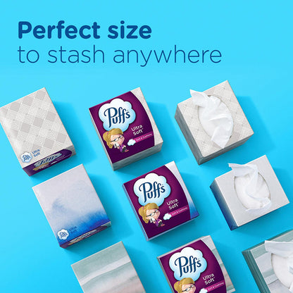 Puffs Ultra Soft Facial Tissues, 12 pk./56 tissues per box