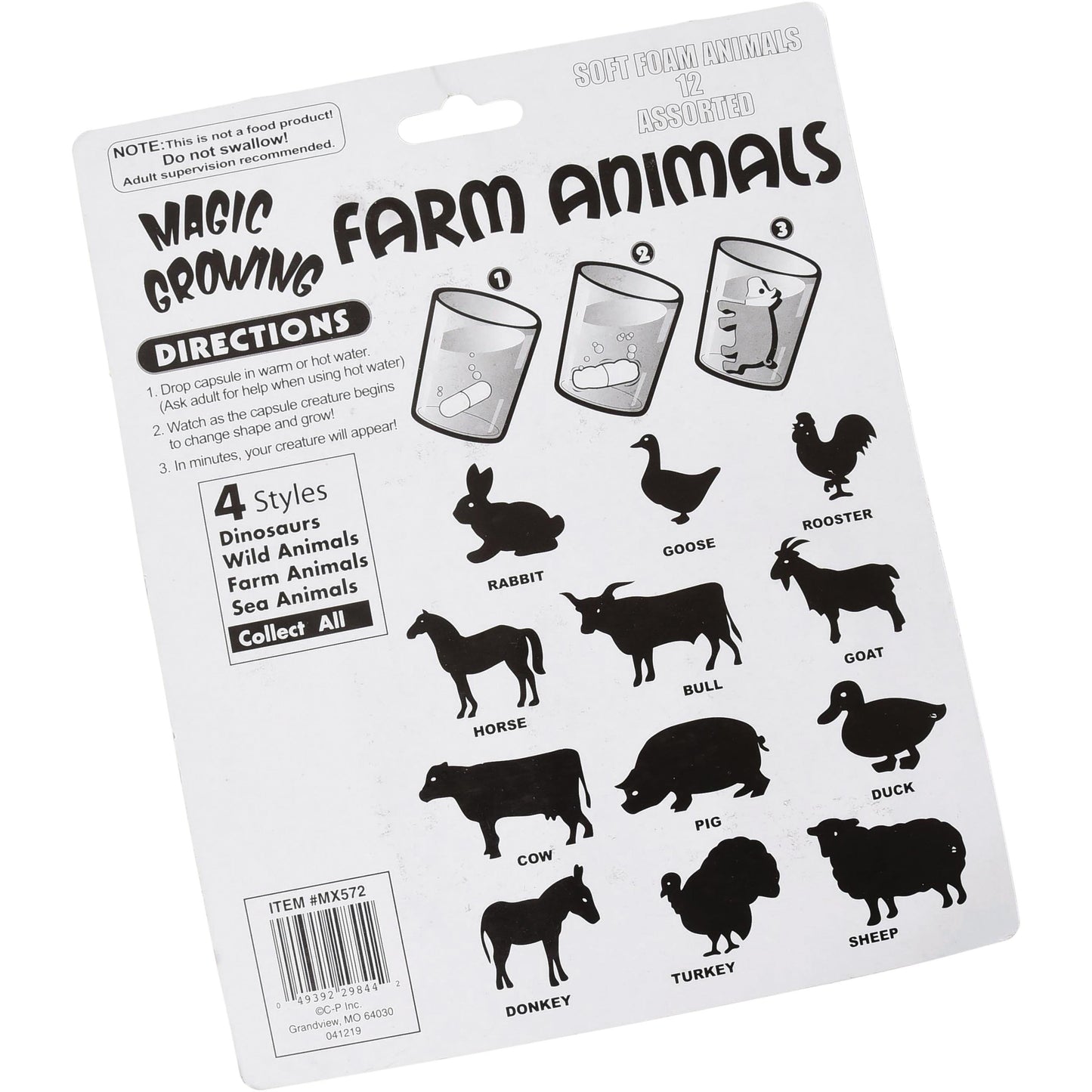 Magic Grow Farm Animal Capsules 12-unit case pack
