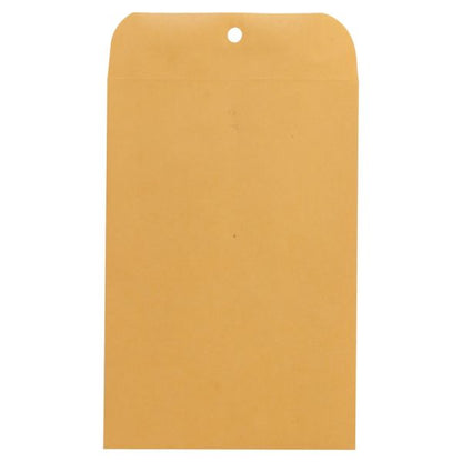 Universal Center-Seam 6 1/2" x 9 1/2" Manila Envelopes, Clasp Closure, 28 Lb, Brown Kraft, Box Of 100