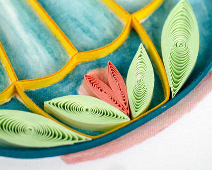Quilled Afternoon Tea Greeting Card