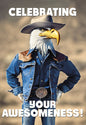 Raptor Ranch Rockstar | Lighthearted Father's Day Greeting Card