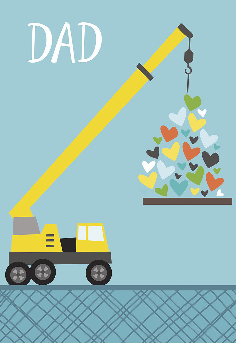 Heavy Heart Hauler | Lighthearted Father's Day Greeting Card