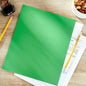 2 Pocket Paper Folder Green [W2PES-GV]