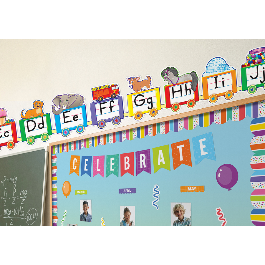 Alphabet Train Bulletin Board Display Set