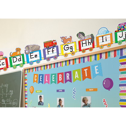 Alphabet Train Bulletin Board Display Set