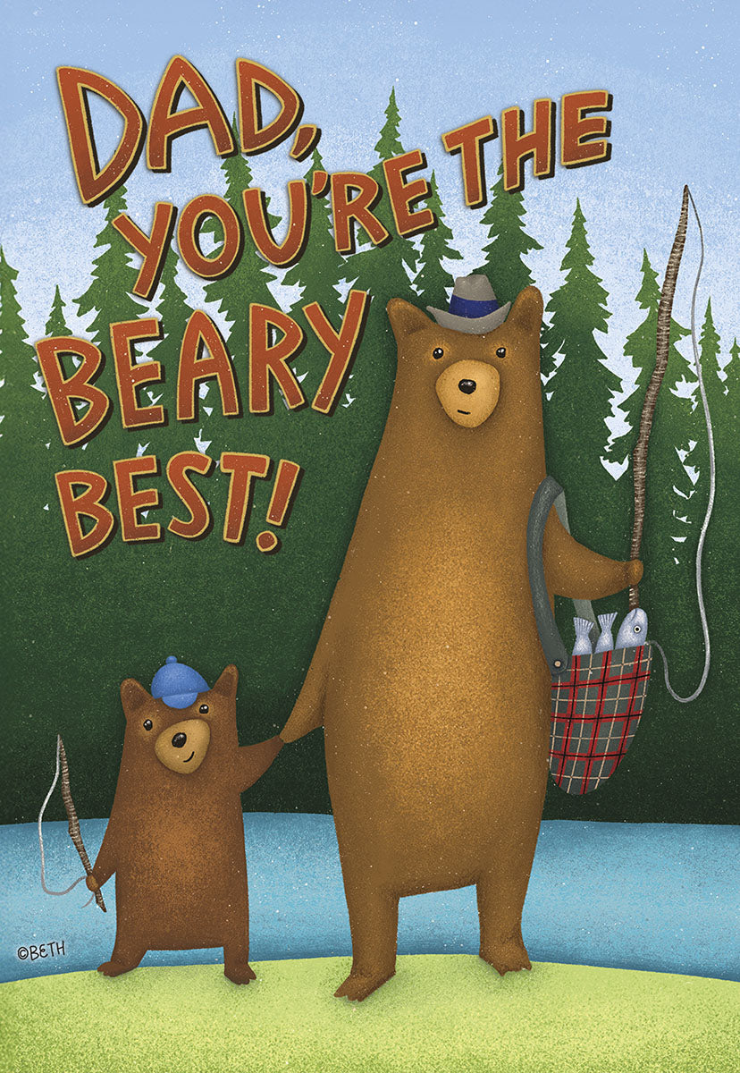 Beary Best Catch | Heartfelt Father's Day Greeting Card