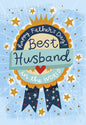Happy Father's Day Best Husband Award Greeting Card | Heartfelt Father's Day Greeting Card