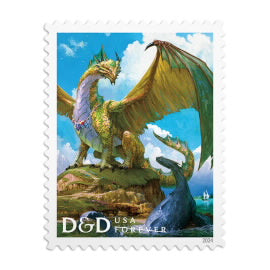USPS Forever Stamps Sheet - Dungeons & Dragons