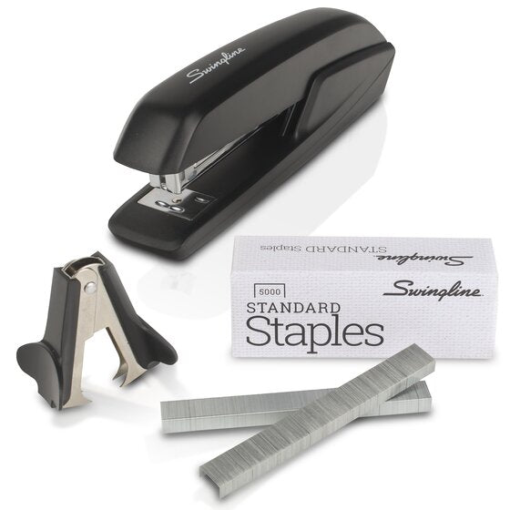 Swingline® Standard Stapler Value Pack, 20 Sheets, Black, Standard Staples & Remover Included