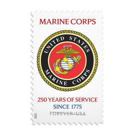 USPS Forever Stamps Sheet - US Marine Corp (2025)
