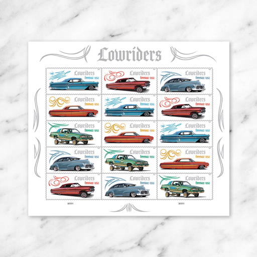 USPS Forever Stamps Sheet - Lowriders