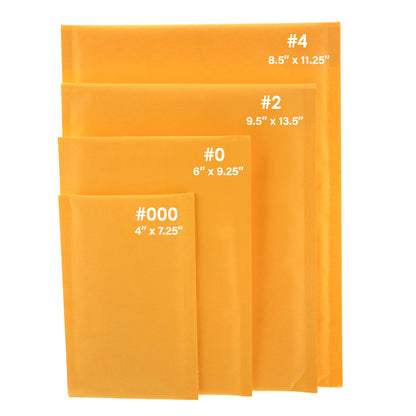 #0 Self-Seal Bubble Mailers, 6 x 9.25 in