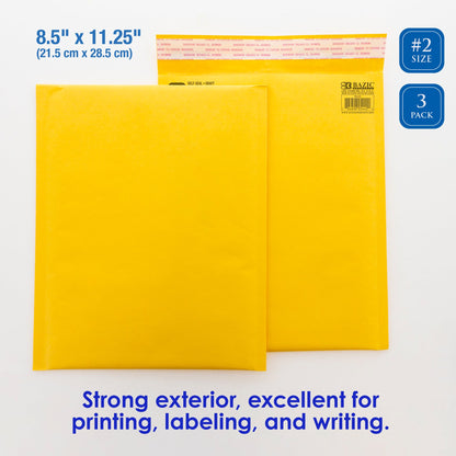 #2 Self-Seal Bubble Mailers, 8.5 x 11.25 in