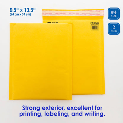 #4 Self-Seal Bubble Mailers, 9.5 x 13.5 in