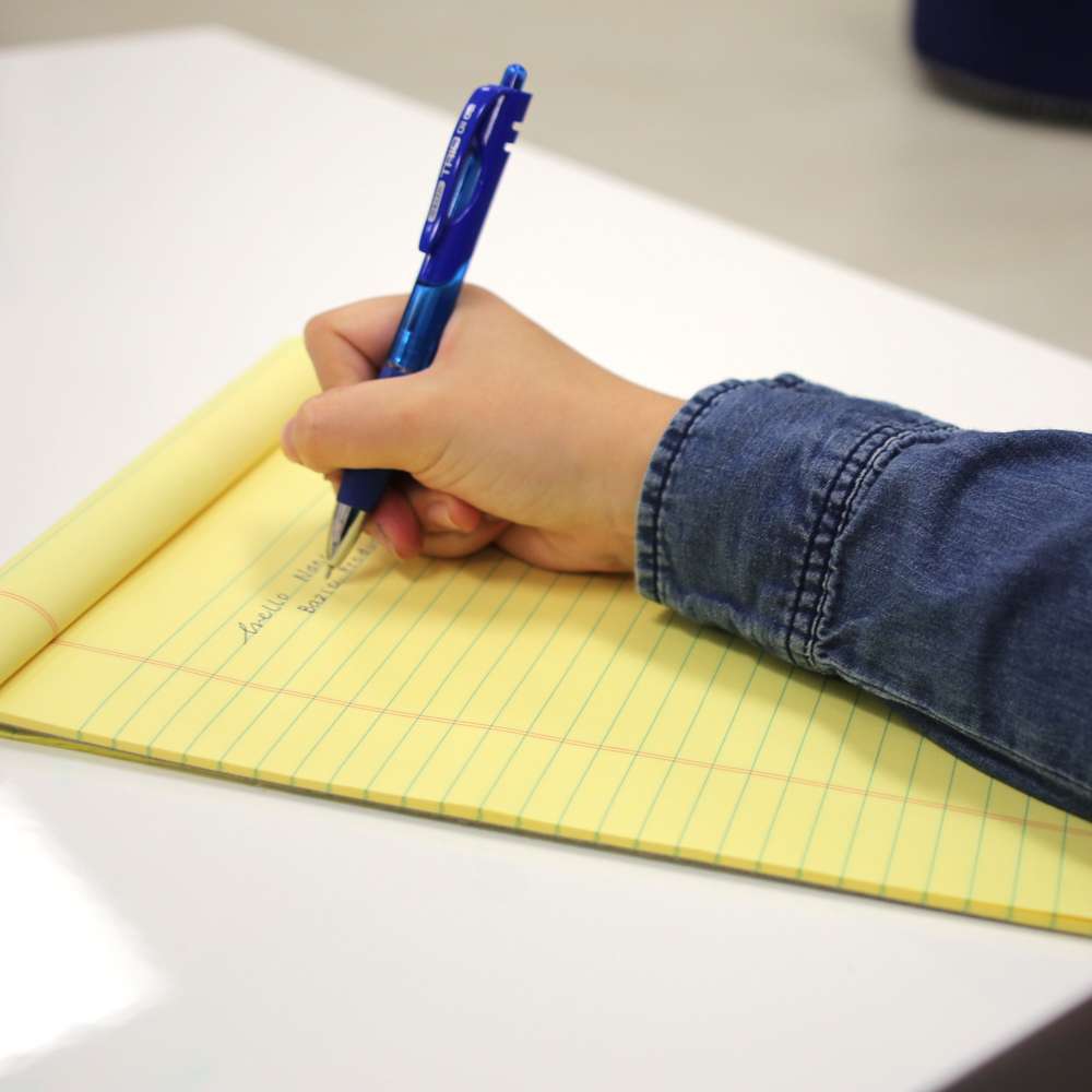 50 Ct. 8.5" X 11.75" Canary Perforated Writing Pads (12/Pack)