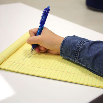 50 Ct. 8.5" X 11.75" Canary Perforated Writing Pads (12/Pack)