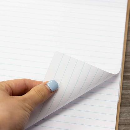 50 Ct. 8.5" X 11.75" White Perforated Writing Pads (12/Pack)