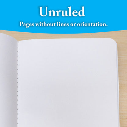 Premium Blue Marble Composition Notebook, Unruled