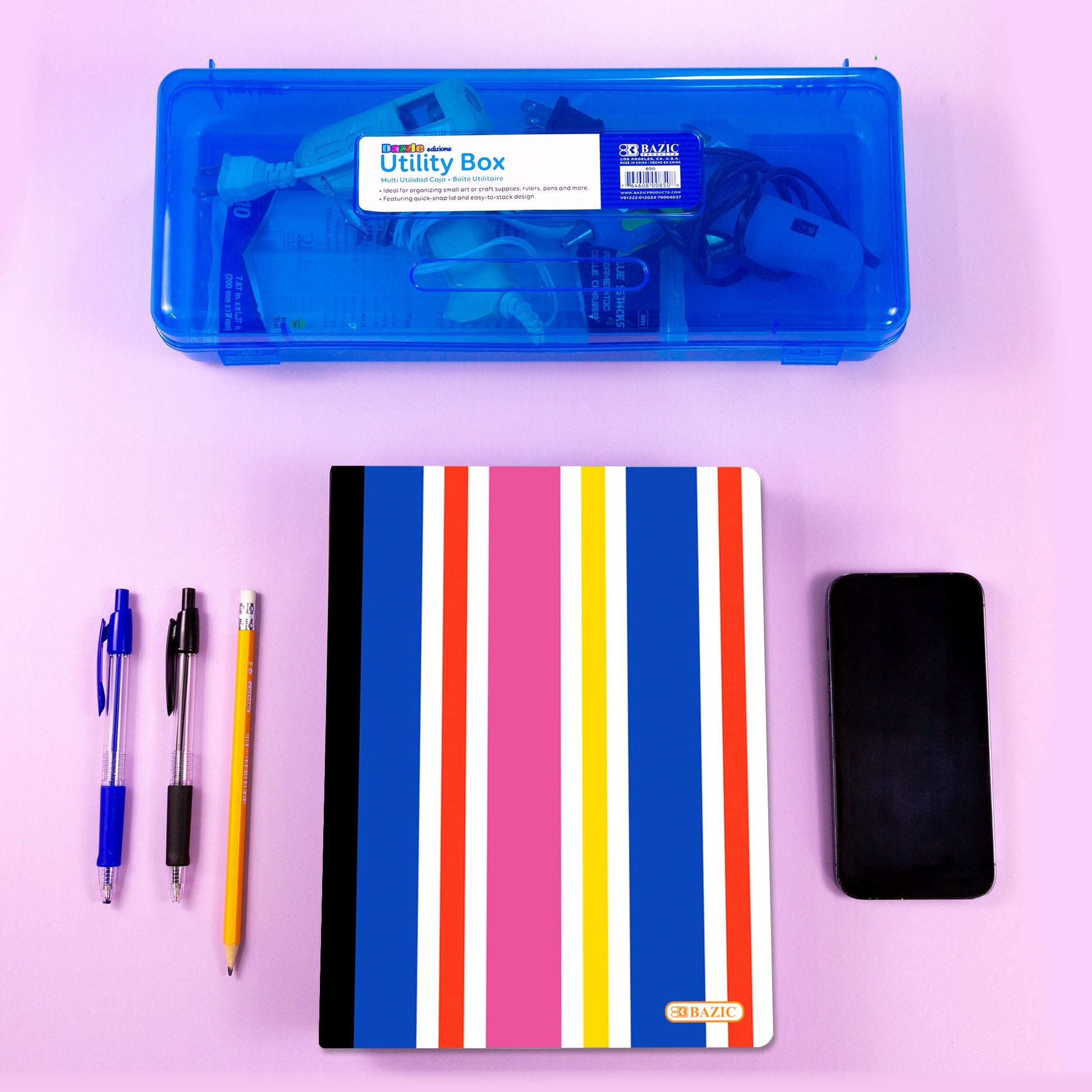 Stripes Composition Notebook, College-Ruled