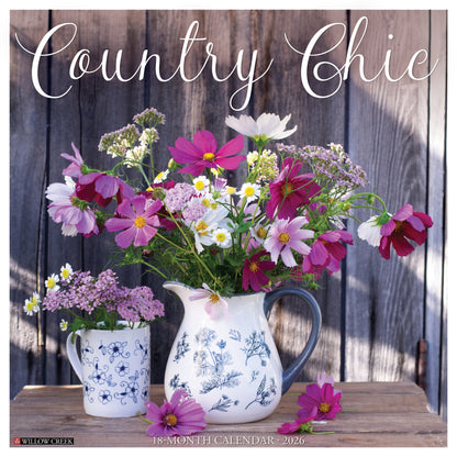 Country Chic 2026 12" x 12" Wall Calendar