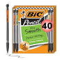 BIC Xtra Smooth Mechanical Pencil with 0.7 mm Medium Point, Refillable and Retractable, 40-Count Pack [42656]