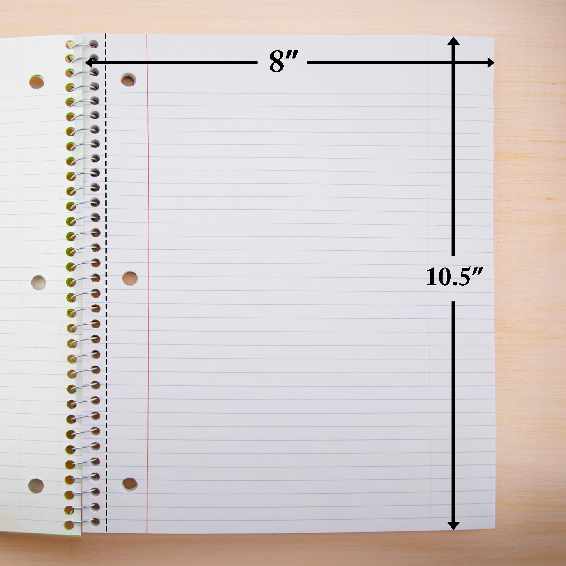 Poly Cover 1-Subject Spiral Notebook, Wide-Ruled