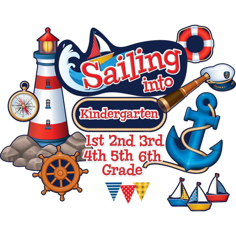 Sailing Into...Bulletin Board Display Set